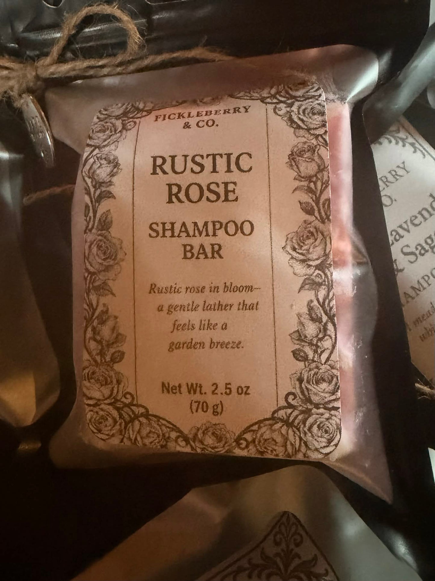 Rustic Rose Shampoo Bar