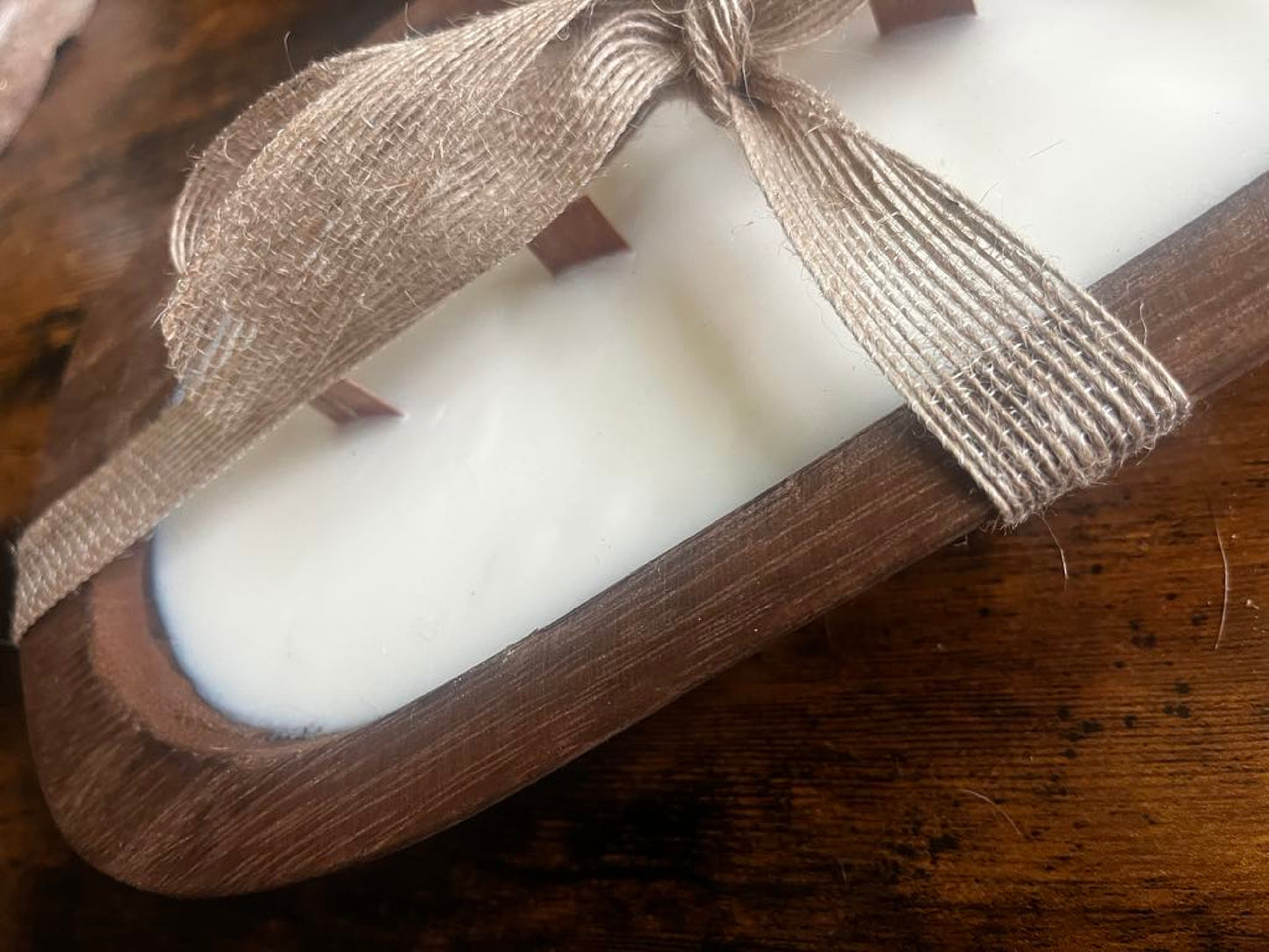 Dough Bowl Candle 12" Banana Nut Bread Scent
