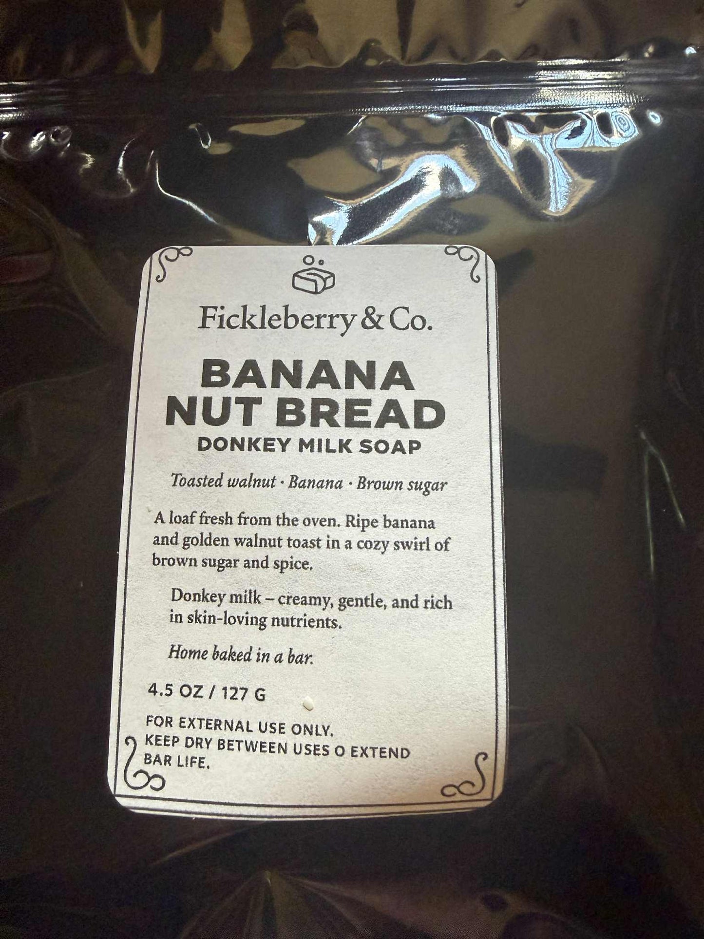 Poop Emoji Soap — Banana Nut Bread (Donkey Milk, 4.5 oz)