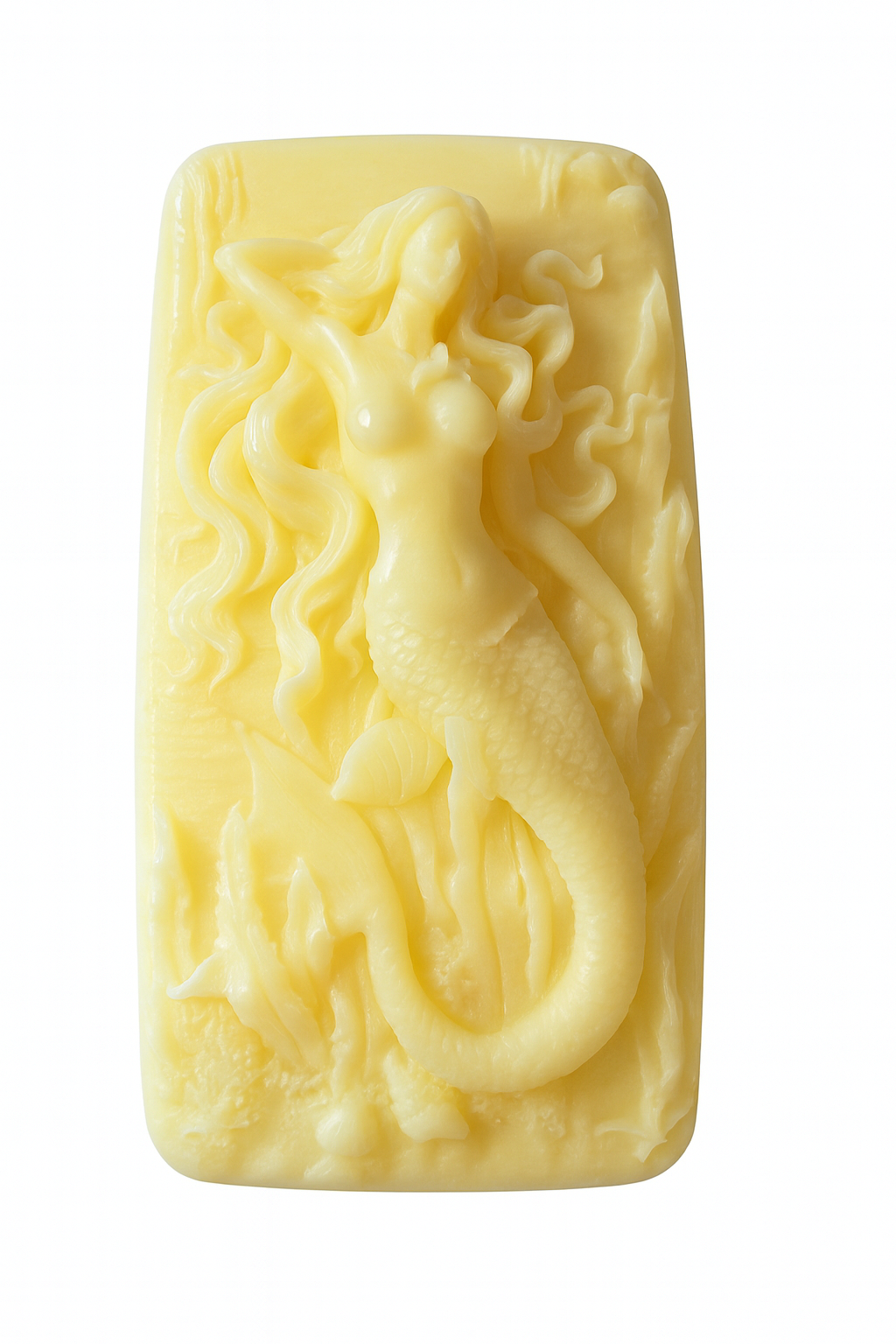 Mermaid Goat Milk Soap — Sculpted Artisan Bar (4 oz)