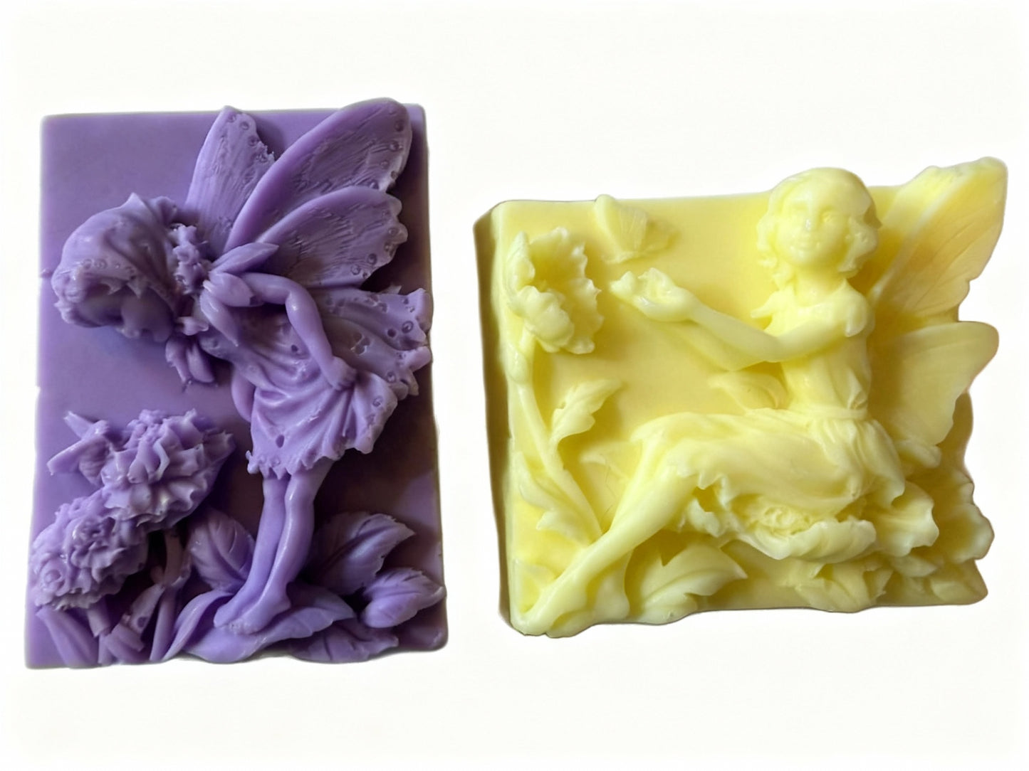 Goat Milk Fairy Soap Set — Sculpted Duo (2 x 4 oz)