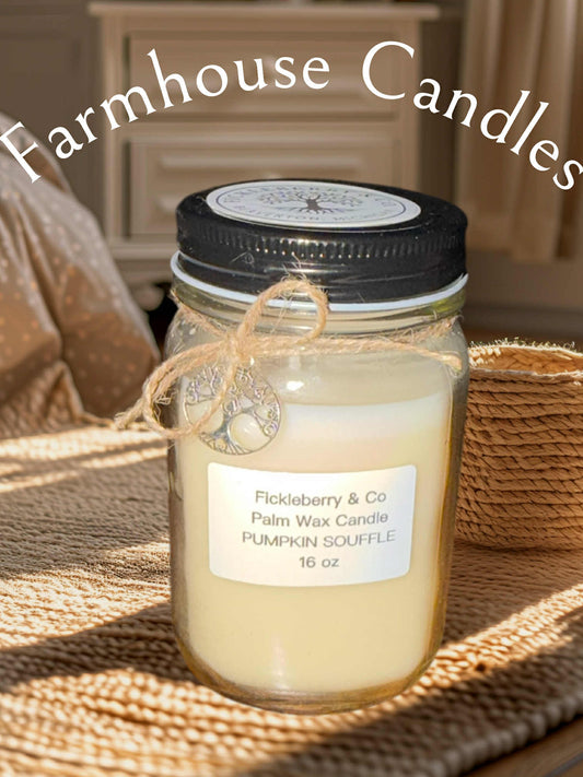 Farmhouse Candle Collection – Palm Wax Scents for Every Mood (16 oz)
