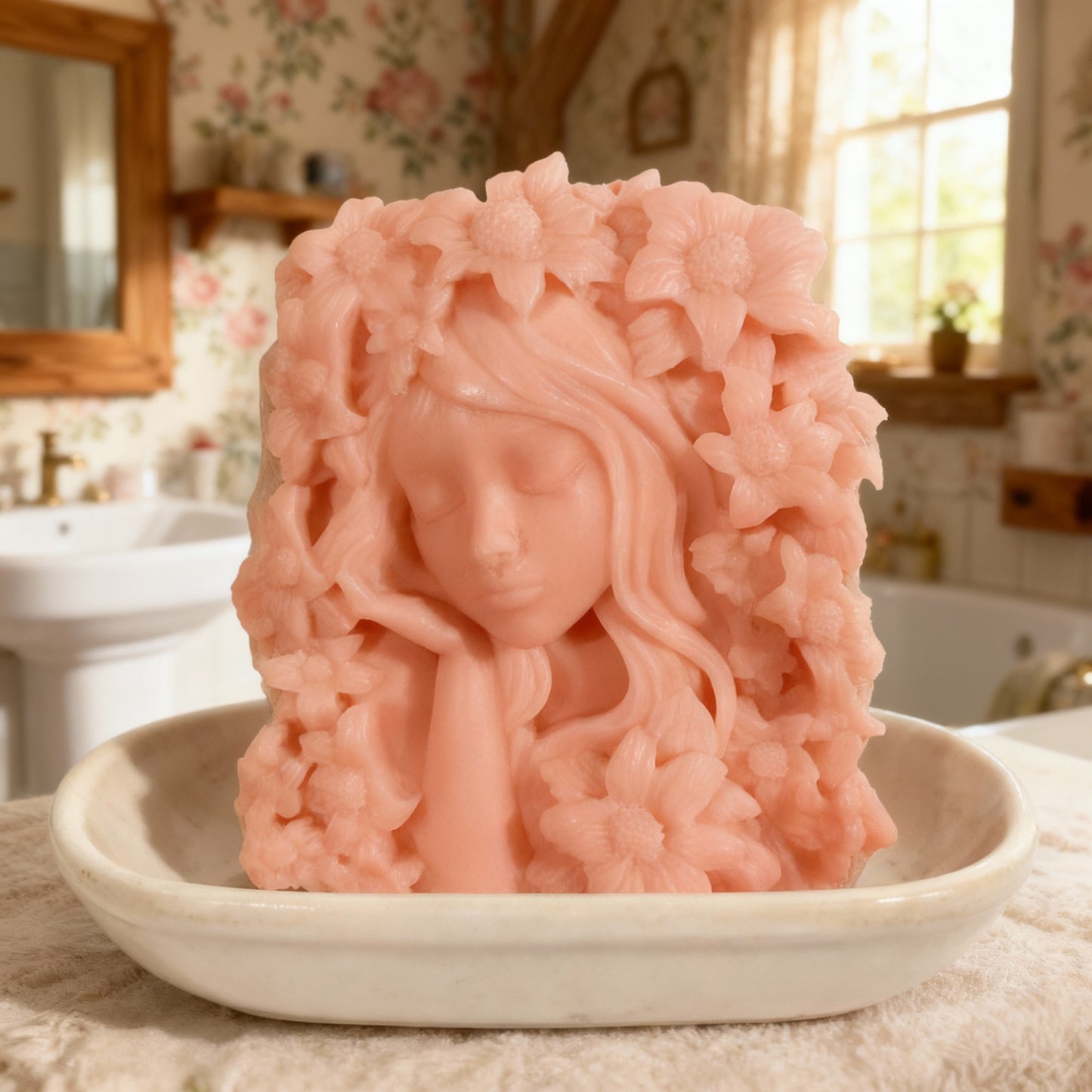 Floral Goddess — Sculpted Goat Milk Soap