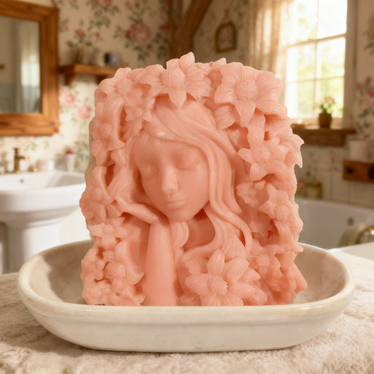 Floral Goddess — Sculpted Goat Milk Soap