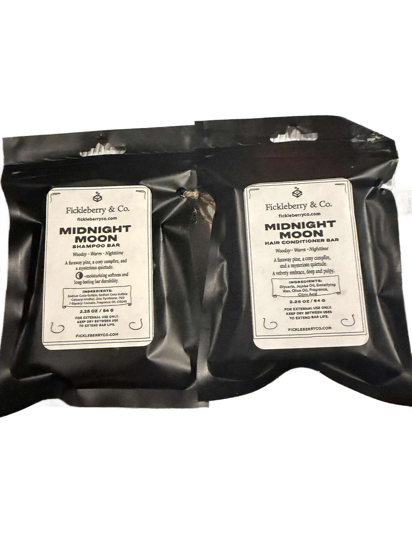 Shampoo + Conditioner Bar Duo in Midnight Moon