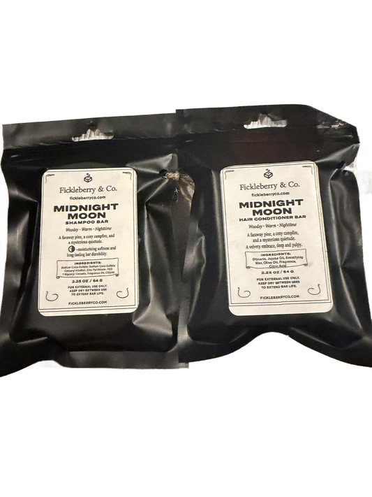 Shampoo + Conditioner Bar Duo in Midnight Moon