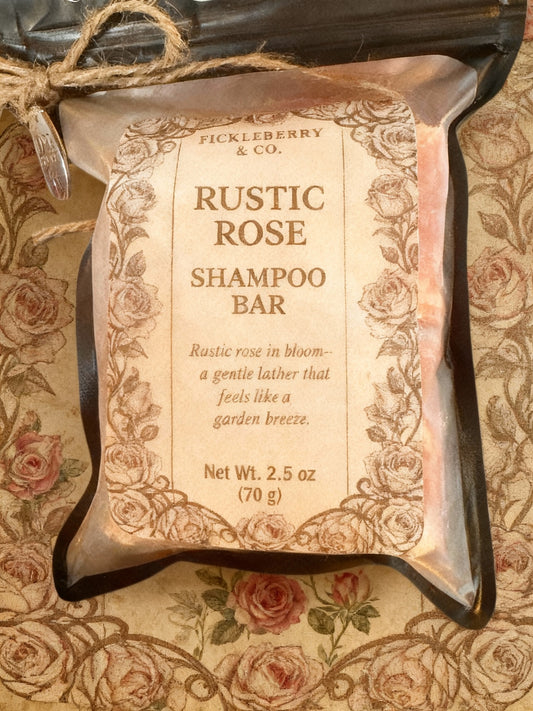 Rustic Rose Shampoo Bar